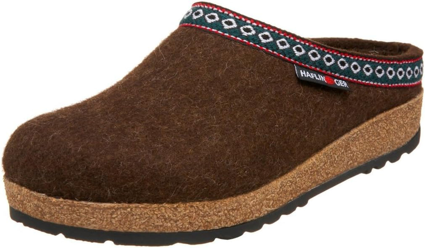 Experience Ultimate Comfort with Haflinger Women's GZ Classic Grizzly Slippers - Perfect for Home and Beyond