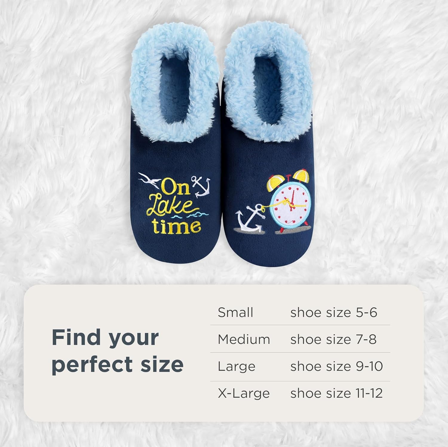 Cozy Up in Style with Snoozies Pairable Slipper Socks - Women's Non-Slip Fuzzy Slippers Perfect for Camping and Gifting
