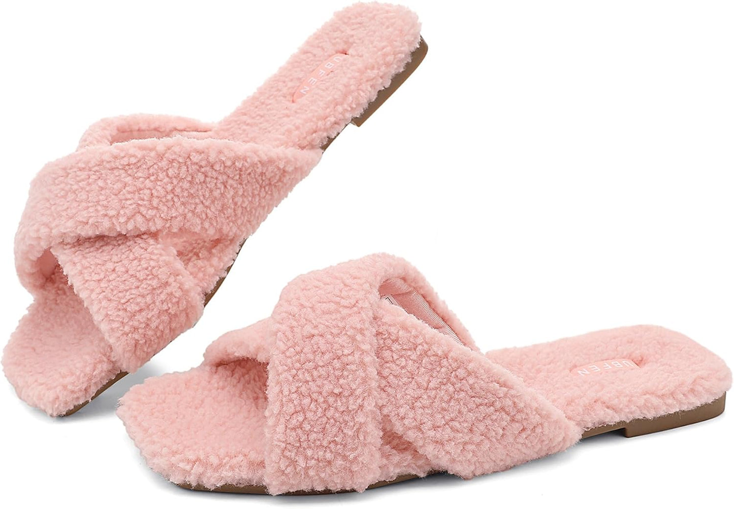 Experience Ultimate Comfort with UBFEN Memory Foam Slippers - Plush Slip-On House Shoes for Men and Women