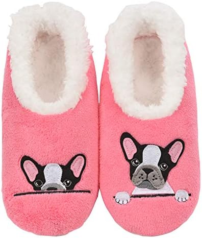 Cozy Dachshund-Themed Women's Slipper Socks with Plush Sherpa Lining - The Perfect Gift for Dog Lovers!