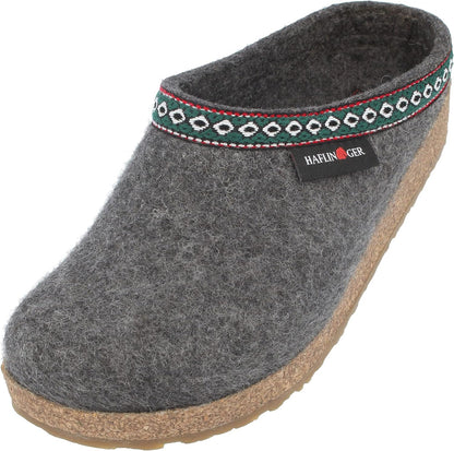 Experience Ultimate Comfort with Haflinger Women's GZ Classic Grizzly Slippers - Perfect for Home and Beyond