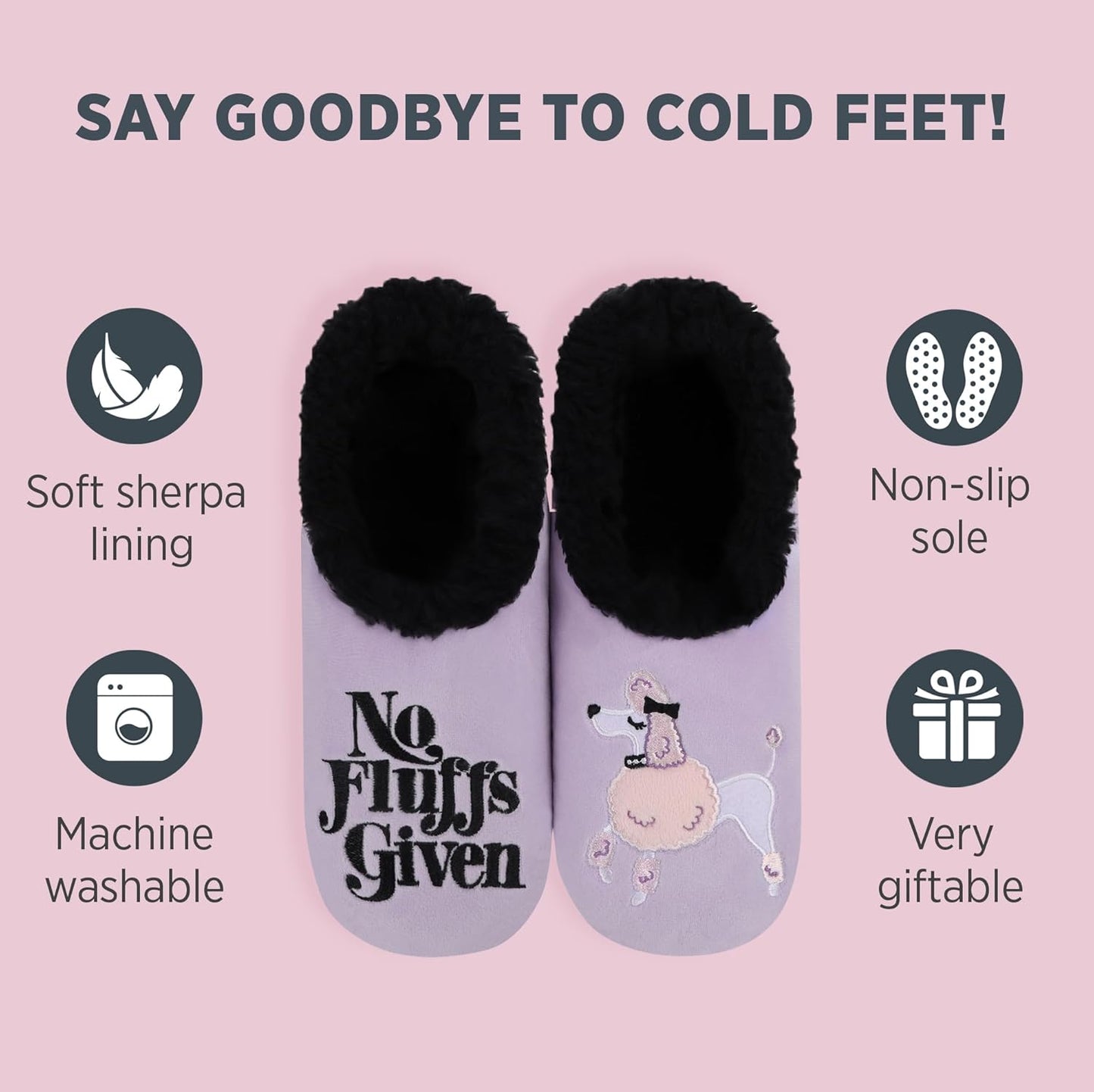 Cozy Dachshund-Themed Women's Slipper Socks with Plush Sherpa Lining - The Perfect Gift for Dog Lovers!