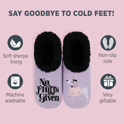 Cozy Dachshund-Themed Women's Slipper Socks with Plush Sherpa Lining - The Perfect Gift for Dog Lovers!
