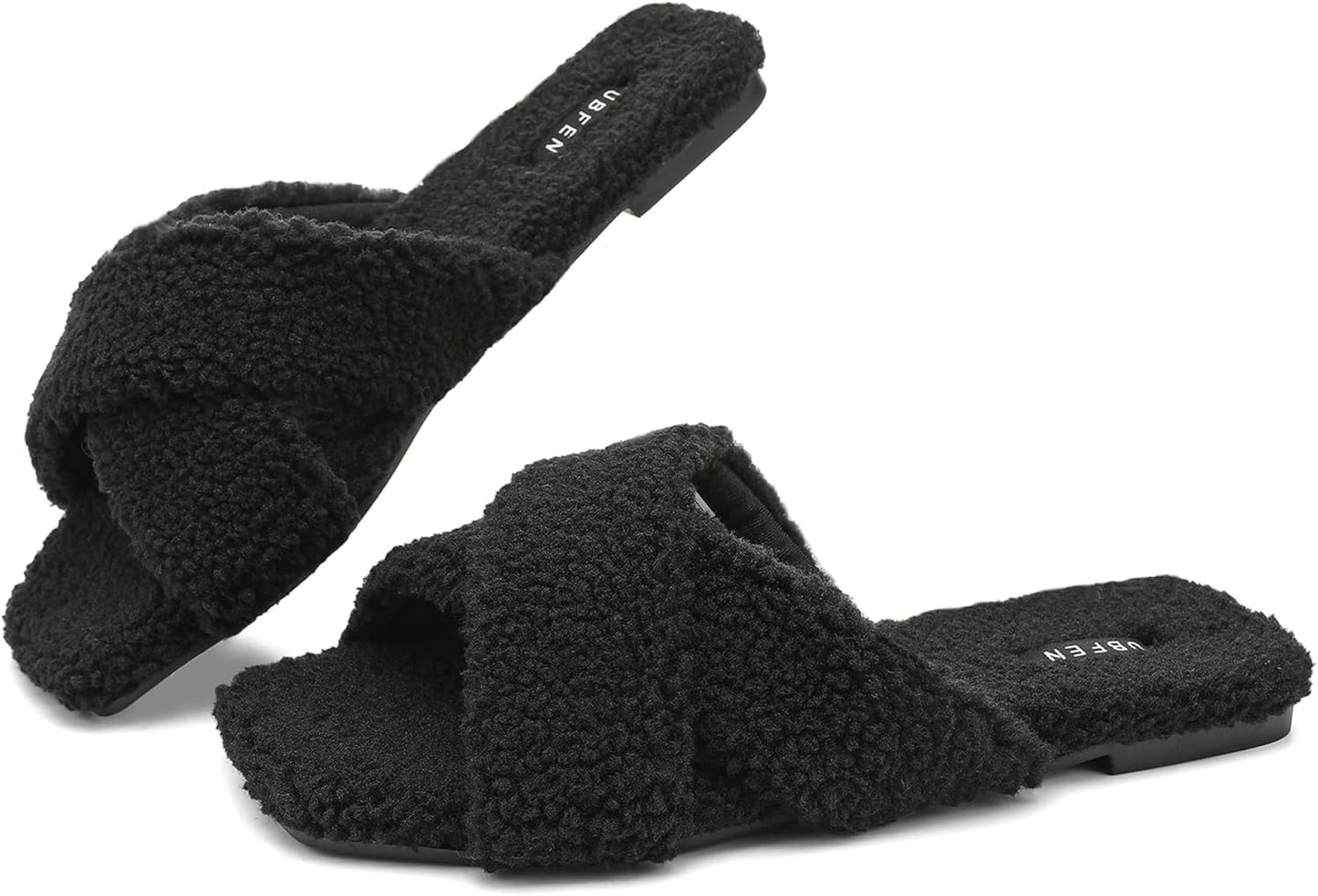 Experience Ultimate Comfort with UBFEN Memory Foam Slippers - Plush Slip-On House Shoes for Men and Women