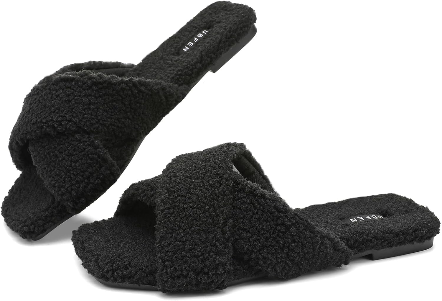 Experience Ultimate Comfort with UBFEN Memory Foam Slippers - Plush Slip-On House Shoes for Men and Women