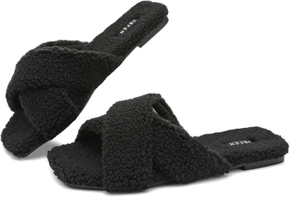 Experience Ultimate Comfort with UBFEN Memory Foam Slippers - Plush Slip-On House Shoes for Men and Women