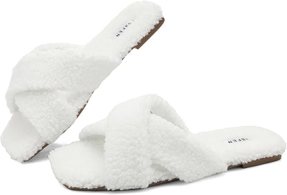 Experience Ultimate Comfort with UBFEN Memory Foam Slippers - Plush Slip-On House Shoes for Men and Women