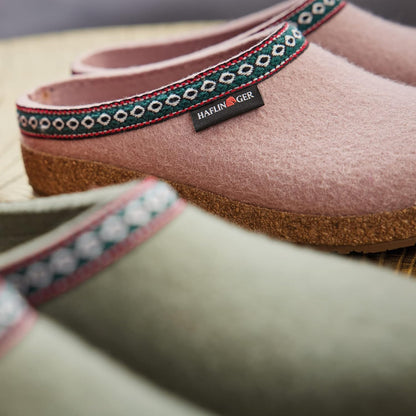 Experience Ultimate Comfort with Haflinger Women's GZ Classic Grizzly Slippers - Perfect for Home and Beyond