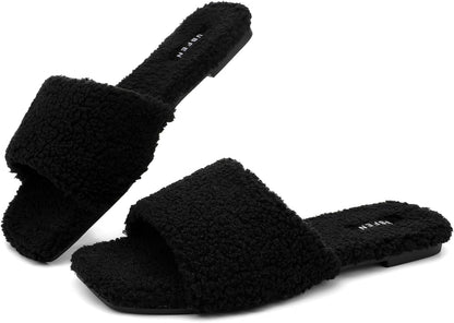 Experience Ultimate Comfort with UBFEN Memory Foam Slippers - Plush Slip-On House Shoes for Men and Women