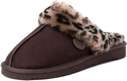 Fireside by Dearfoams Women's Sydney Shearling Fur Indoor/Outdoor Scuff Slipper in Wide Widths