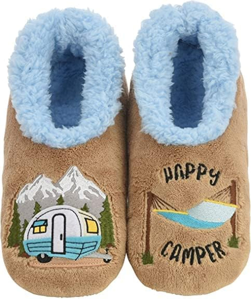 Cozy Up in Style with Snoozies Pairable Slipper Socks - Women's Non-Slip Fuzzy Slippers Perfect for Camping and Gifting