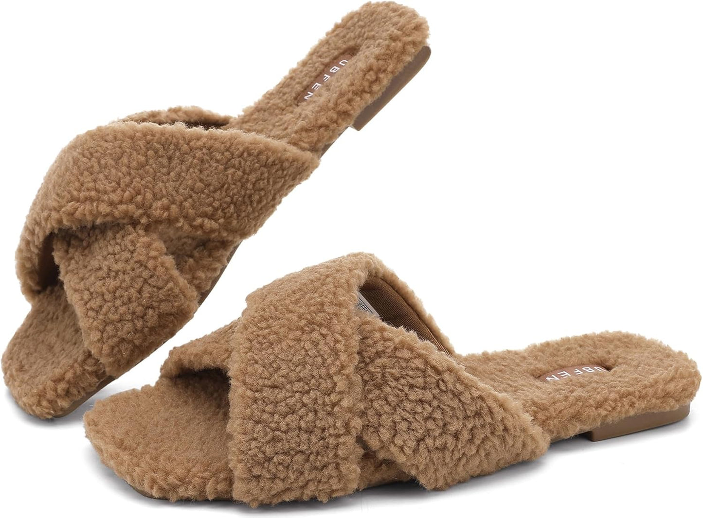 Experience Ultimate Comfort with UBFEN Memory Foam Slippers - Plush Slip-On House Shoes for Men and Women